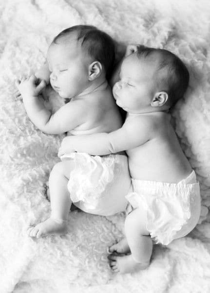 Twin babies
